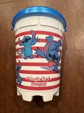 Disneyland Resort Magic Key Stitch Popcorn Bucket